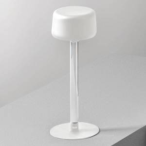 OleV OLEV Tee dizajnérska stolná lampa s batériou biela vyobraziť