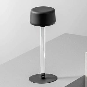 OleV OLEV Tee dizajnérska stolná lampa batéria, čierna vyobraziť
