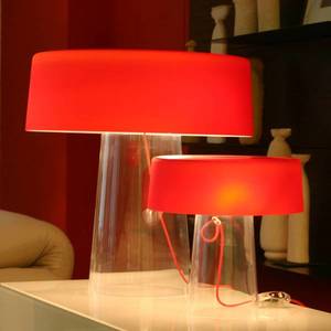 Prandina Prandina Glam stolová lampa 36 cm číra/červená vyobraziť