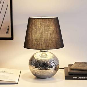 Pauleen Pauleen Touch of Silver stolná lampa keramický vyobraziť