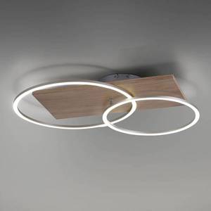 Paul Neuhaus Paul Neuhaus Palma stropné LED svetlo CCT 2 kruhy vyobraziť