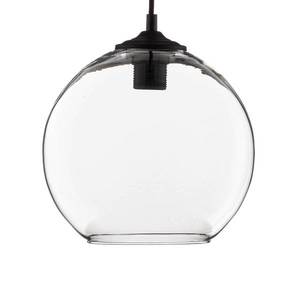 Solbika Lighting Závesná lampa Ball guľové tienidlo sklo číra Ø25cm vyobraziť