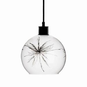 Euluna Závesná lampa Ball púpavový dekór na boku Ø 20 cm vyobraziť