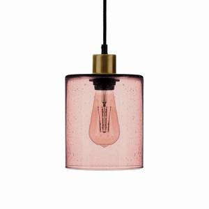 Solbika Lighting Závesná lampa Sóda sklenené tienidlo ružová Ø 15cm vyobraziť