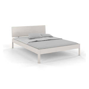 Biela dvojlôžková posteľ z borovicového dreva 200x200 cm Ammer - Skandica vyobraziť