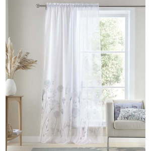 Biela záclona 137x140 cm Meadowsweet Floral - Catherine Lansfield vyobraziť