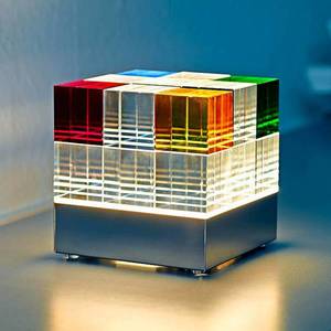 TECNOLUMEN TECNOLUMEN Cubelight Move stolová lampa, farebná vyobraziť