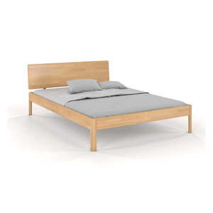 Dvojlôžková posteľ z bukového dreva 200x200 cm v prírodnej farbe Ammer - Skandica vyobraziť