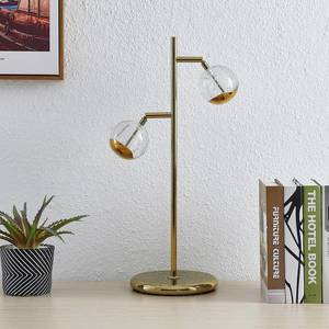 Lucande Lucande Kilio stolová LED lampa stmievateľná zlatá vyobraziť