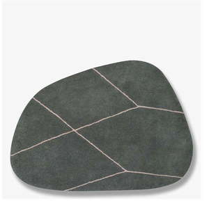 Zelený vlnený koberec 120x154 cm Shape - Mette Ditmer Denmark vyobraziť