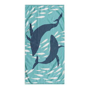 Modrá plážová osuška 90x180 cm Dolphin - DecoKing vyobraziť