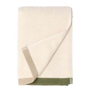 Zeleno-béžový bavlnený uterák 50x100 cm Contrast - Södahl vyobraziť