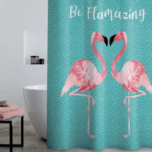 Sprchový záves 180x180 cm Flamingo - Catherine Lansfield vyobraziť