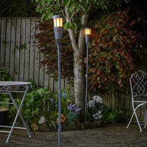 SMART GARDEN Solárne LED svetlo s hrotom do zeme Tiki, 2 kusy vyobraziť