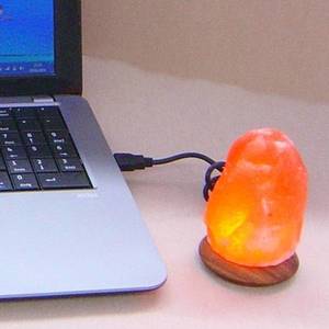 Wagner Life Soľná LED lampa Compus s USB na počítač a laptop vyobraziť