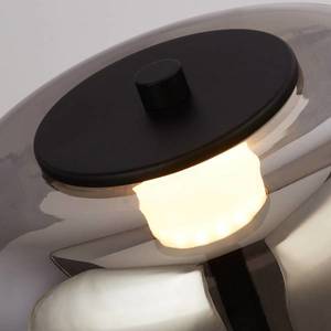 Searchlight Stolová LED lampa Frisbee so skleneným tienidlom vyobraziť
