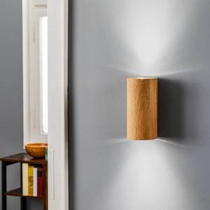 Spot-Light Nástenné svietidlo Wooddream 1 svetlo, dub, okrúhle, 20 cm vyobraziť