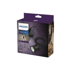 Philips Philips závesná lampa vintage, E27 objímka, čierna vyobraziť