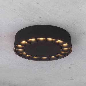Lucande Lucande Kelissa kúpeľňové LED, okrúhle, čierna vyobraziť
