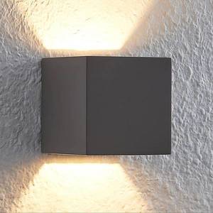 Lindby Lindby Quaso LED nástenná lampa, betón, sivá vyobraziť