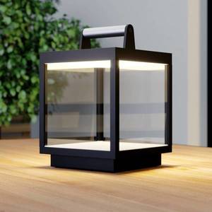 Lucande Stolná LED lampa Cube vonkajšia, dobíjacia vyobraziť