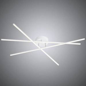 Trio Lighting Biele LED svietidlo Tiriac funkcia Switchdim vyobraziť