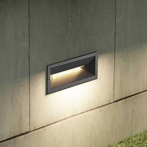 Lucande Zapustené nástenné LED svietidlo vonkajšie vyobraziť