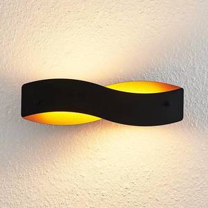 Arcchio Arcchio Shana nástenná LED, čierno-zlatá vyobraziť