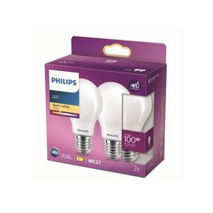 Philips Philips LED žiarovka E27 10, 5W 2 700K opálová 2 ks vyobraziť