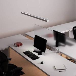Arcchio Závesné LED svietidlo Jolinda kancelária striebro vyobraziť