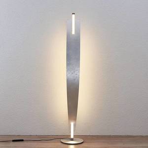 Lucande Stojaca LED lampa Marija elegantná strieborná vyobraziť