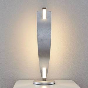 Lucande Stolová LED lampa Marija elegantná strieborná vyobraziť