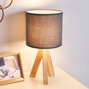 Pauleen Pauleen Woody Love stolová lampa s dreveným rámom vyobraziť