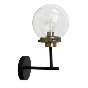 Candellux Čierno-patinové nástenné svietidlo Lens pre žiarovku 1x E14 21-01283 vyobraziť