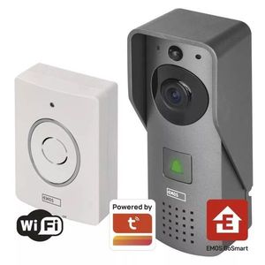 EMOS GoSmart Šedý domový bezdrôtový videozvonček s WiFi H4031 vyobraziť