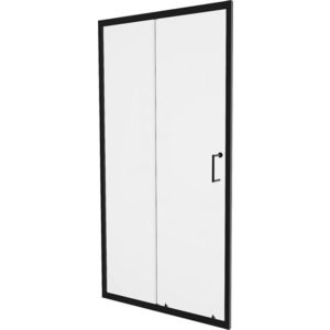 MEXEN - Apia posuvné sprchové dvere 145, transparent, čierne 845-145-000-70-00 vyobraziť