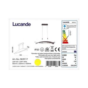 Lucande Lucande - LED Stmievateľný luster na lanku MARIJA LED/22W/230V vyobraziť