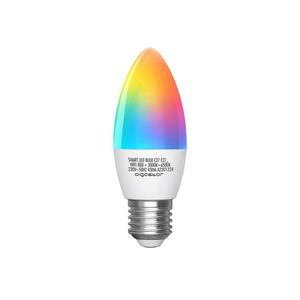 B.V. LED RGBW Žiarovka C37 E27/5W/230V 3000-6500K Wi-Fi - vyobraziť