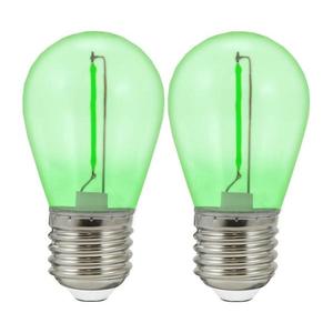 SADA 2x LED Žiarovka PARTY E27/0, 3W/36V zelená vyobraziť