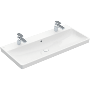 Villeroy & Boch AVENTO - Umývadlo na skrinku 1000x470x180 mm, s prepadom, biela Alpin CeramicPlus 4156A4R1 vyobraziť
