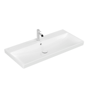 Villeroy & Boch AVENTO - Umývadlo, 1000x470x180 mm, s prepadom, biela alpin 4156A501 vyobraziť