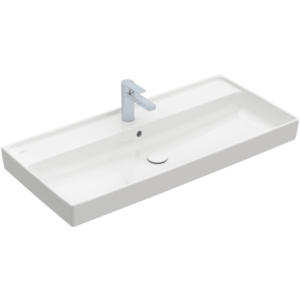 Villeroy & Boch COLLARO - Umývadlo na skrinku 1000x470x160 mm, s prepadom, biela Alpin 4A33A501 vyobraziť