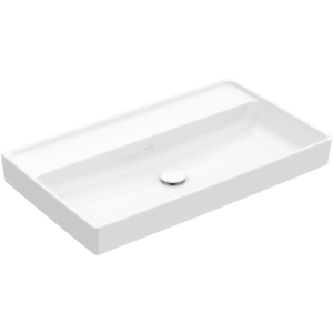 Villeroy & Boch COLLARO - Umývadlo na skrinku 800x465x160 mm, bez prepadu, biela Alpin CeramicPlus 4A3383R1 vyobraziť