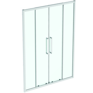 Ideal Standard i.life - Dvojité posuvné dvere 150 cm, lesklý chróm T4951EO vyobraziť