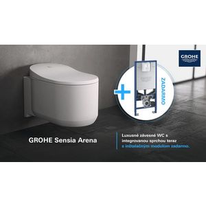 GROHE Sensia Arena - Závesné WC so sprchou + DARČEK inštalačný systém GROHE Rapid SLX, biela 39354SH1 vyobraziť