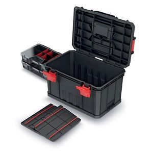 Kufr na nářadí MODIXX 53 x 35, 5 x 31 cm černo-červený vyobraziť