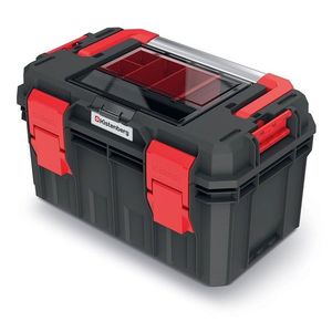 Kufr na nářadí XEBLOCCK SOLLID 45 x 28 x 26, 4 cm černo-červený vyobraziť