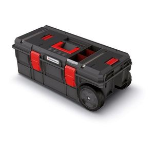 Kufr na nářadí XEBLOCCK TECH 79, 5 x 38 x 30, 7 cm černo-červený vyobraziť