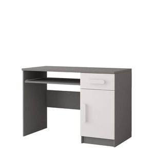 Písací stôl SMYK 110 cm sivá/biela vyobraziť