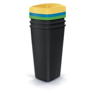 Súprava odpadkových košov COMPACTO 3x25 L čierna vyobraziť